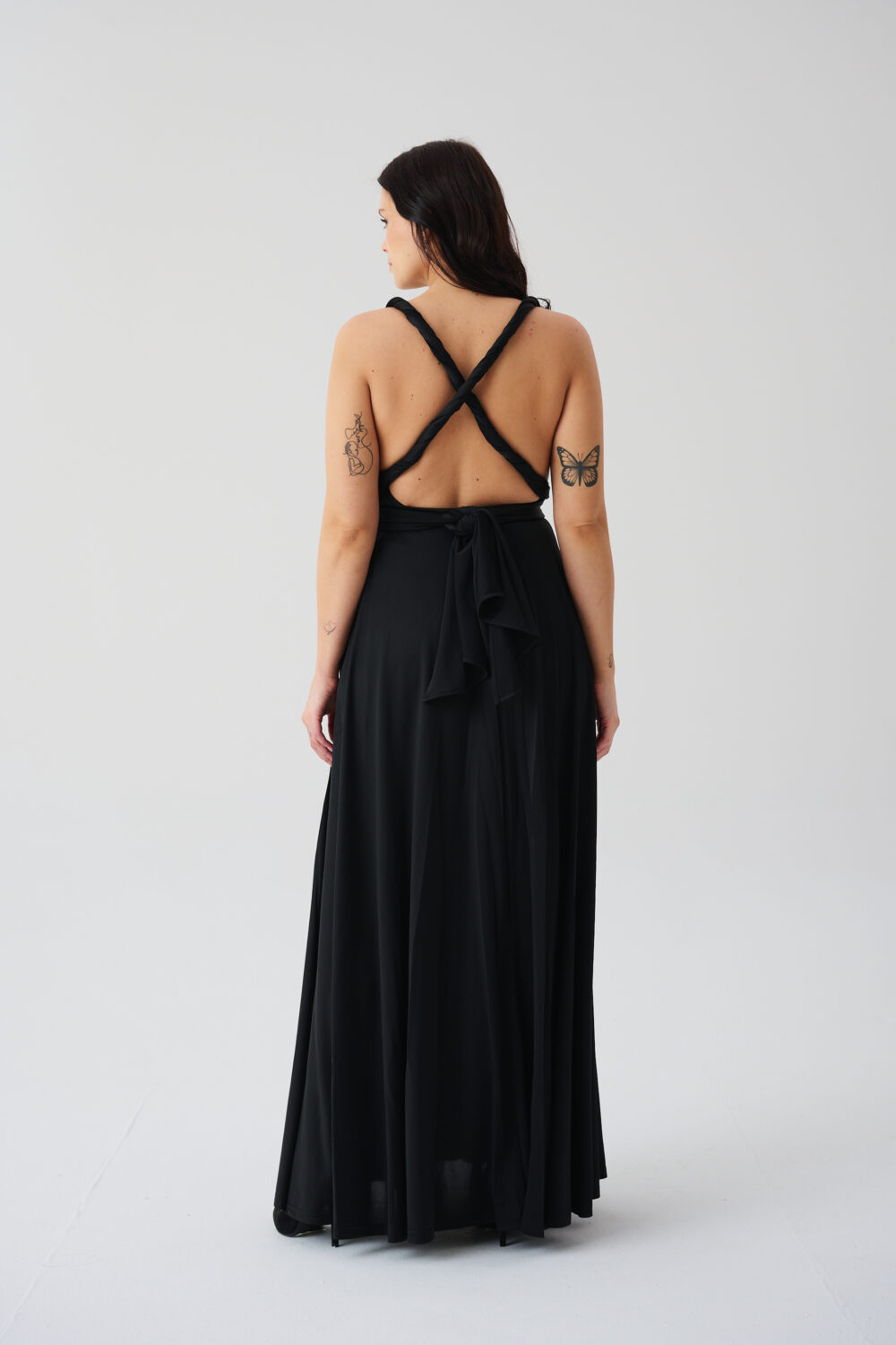 BLACK MULTIWAY DRESS - Image 6
