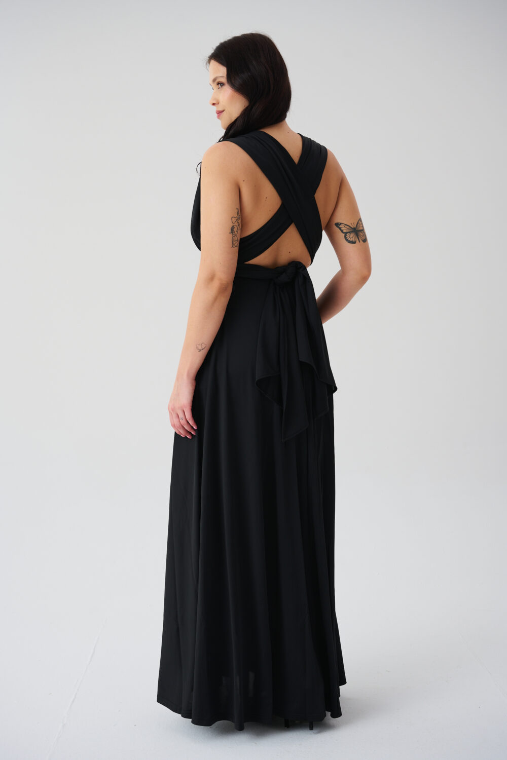 BLACK MULTIWAY DRESS - Image 4