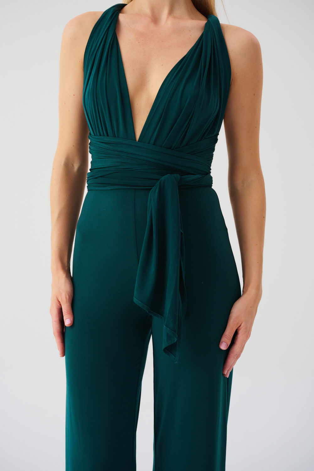 MULTIWAY JUMPSUIT BOTTLED GREEN - Image 5
