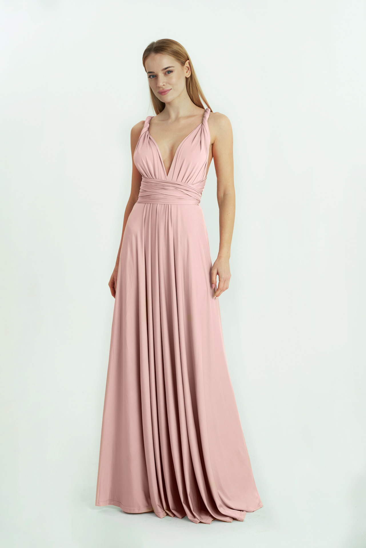 MULTIWAY DRESS BABY PINK ROSE AVENUE