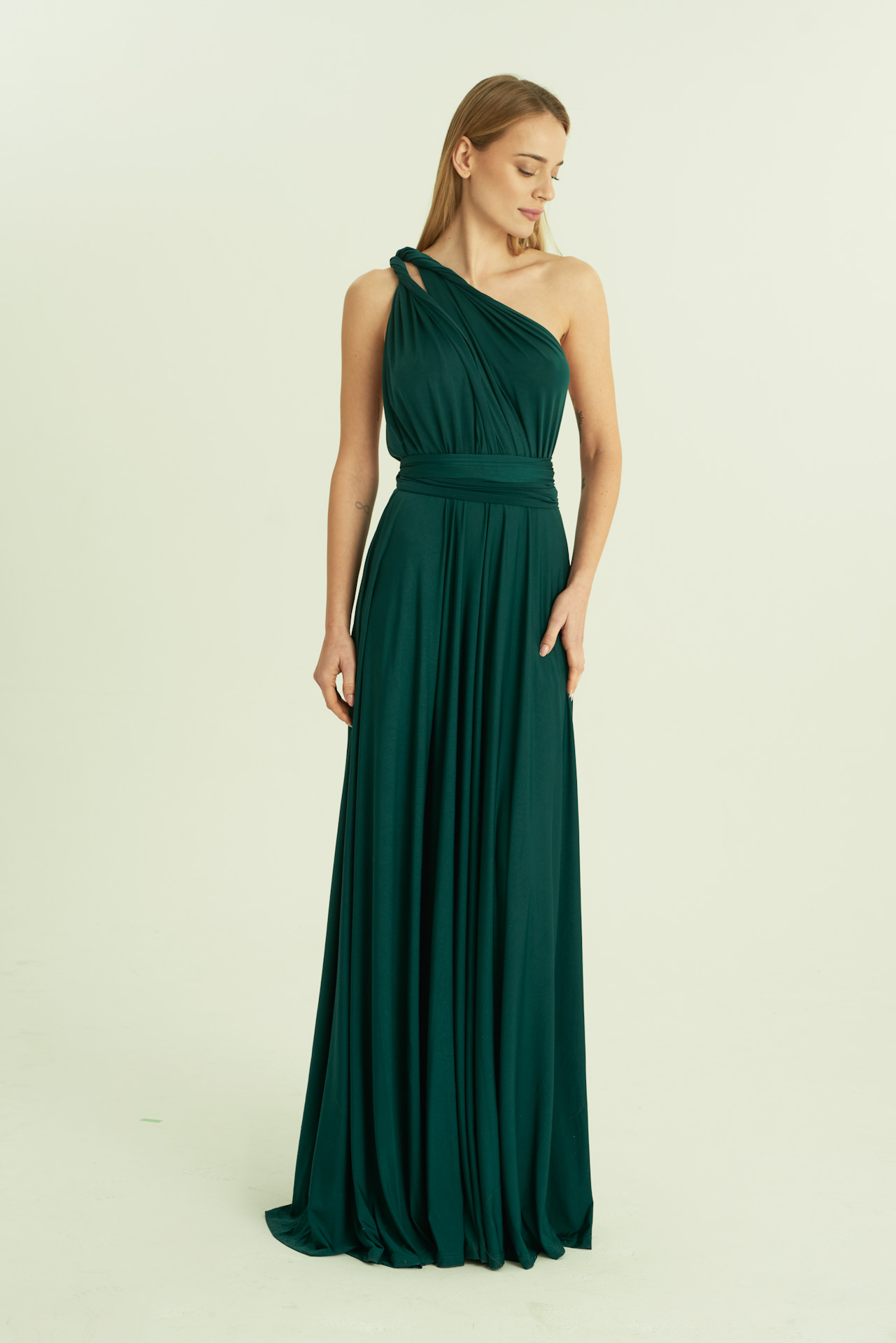 MULTIWAY DRESS BOTTLEDGREEN ROSE AVENUE