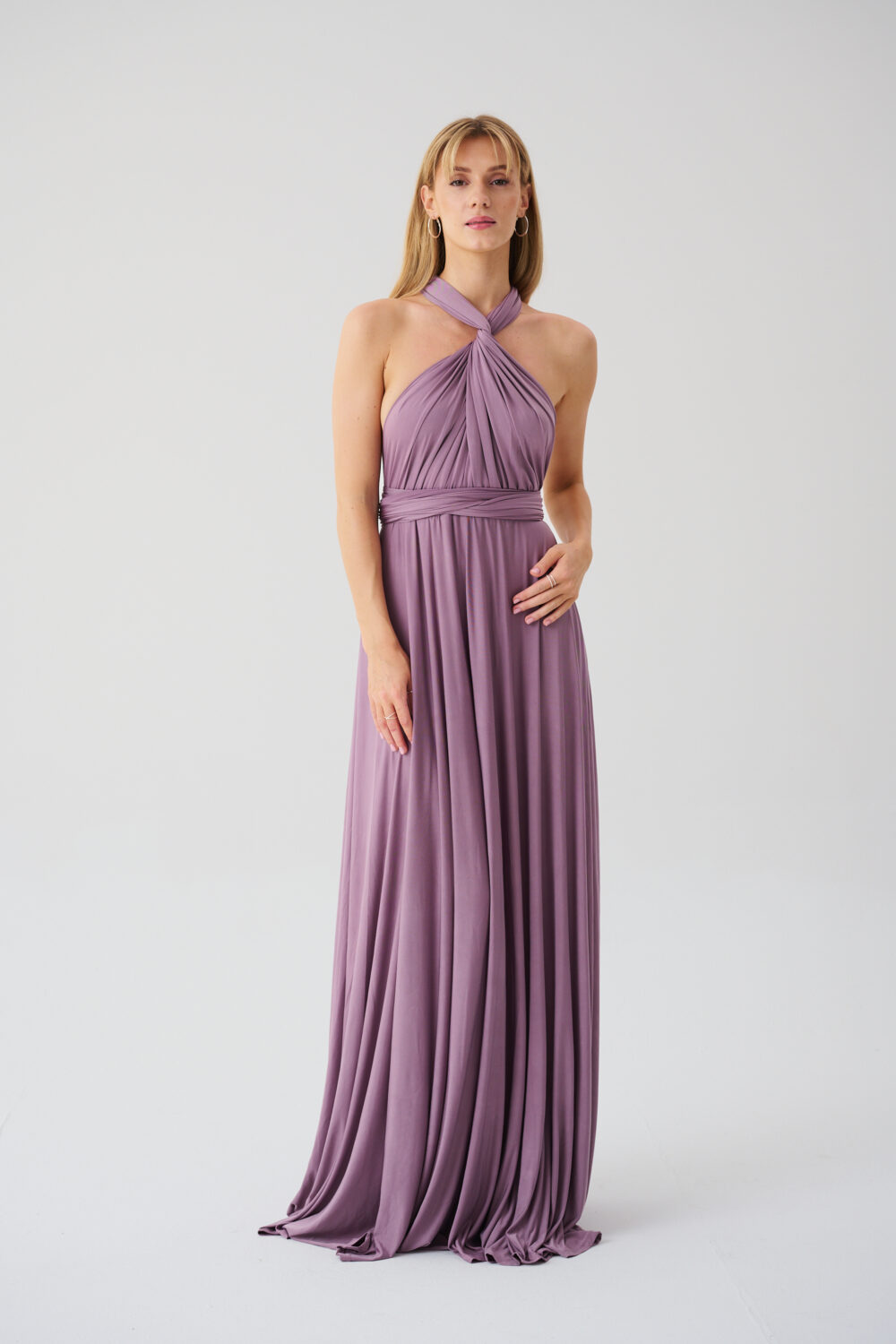MULTIWAY DRESS PLUM - Image 4