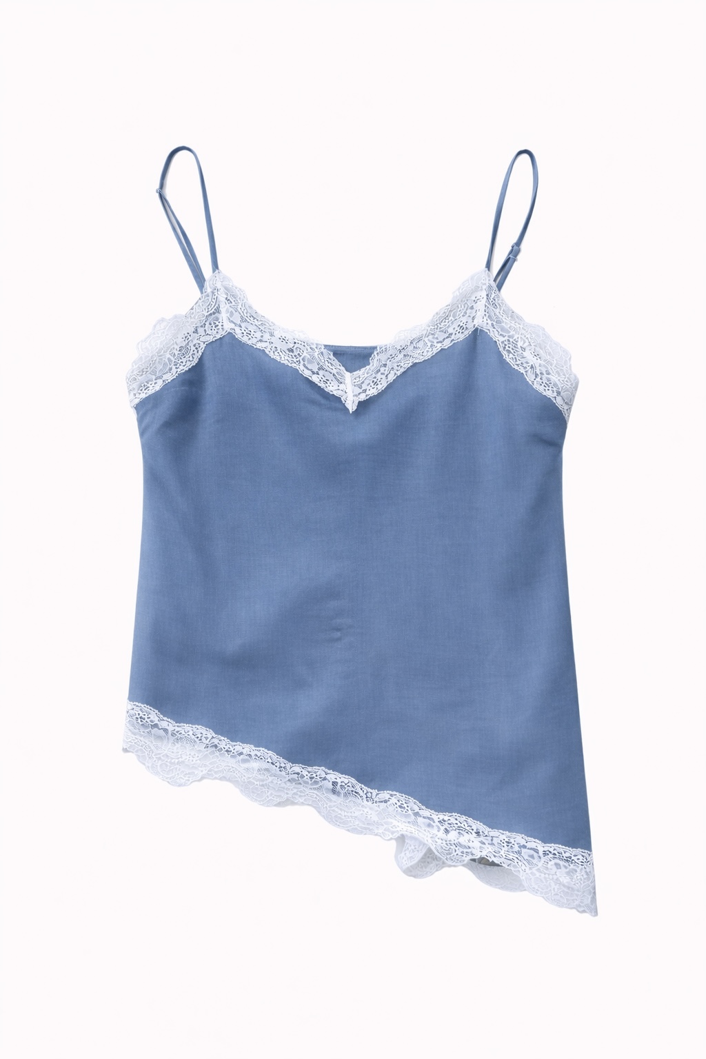 TOP CELINE Z KORONKĄ NIEBIESKI
